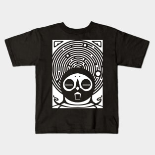 Grimoire Rubrum (White on Black) Kids T-Shirt